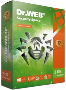 Dr.Web Security Space 2 ПК/25 мес